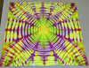 Super Loud Tropical Flower Tie-Dyed Mandala Tapestry, 30