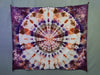 Plum Full of Earth Tones Mandala, Tie-Dyed Tapestry, 45