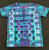 Mirrored Glitch Tie-Dyed T-Shirt, Kid's Size X-Large