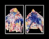 Ambrosia Ice Dyed Full-Zip Hooded Sweatshirt , Size M