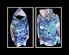Below the Surface Ice Dyed Pullover Hooded Sweatshirt , Size 2XL